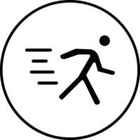 Running Person Vector Icon
