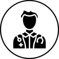 Male Doctor Vector Icon