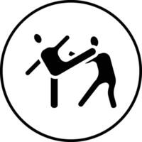 taekwondo vector icono