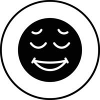 Relieved Face Vector Icon