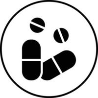 Pills and Tablets Vector Icon