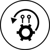 icono de vector de ingeniería inversa