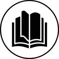 Open Book Vector Icon