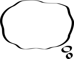 Black and white color speech bubble balloon, icon sticker memo keyword planner text box banner, flat png transparent element design