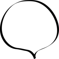 svart och vit Färg Tal bubbla ballong, ikon klistermärke PM nyckelord planerare text låda baner, platt png transparent element design