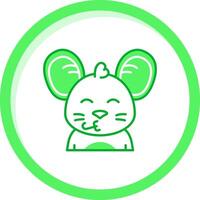 Congratulation Green mix Icon vector