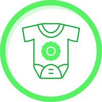 Newborn Green mix Icon vector