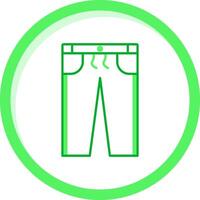 Jogger Green mix Icon vector