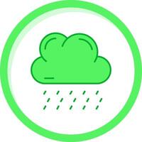 Rainy Green mix Icon vector