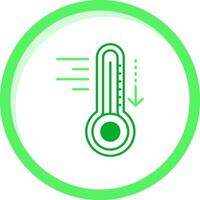 Cold Green mix Icon vector