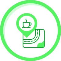 Cafe Green mix Icon vector