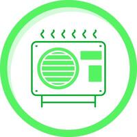 al aire libre verde mezcla icono vector