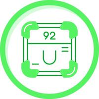 Uranium Green mix Icon vector