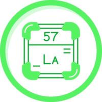 Lanthanum Green mix Icon vector