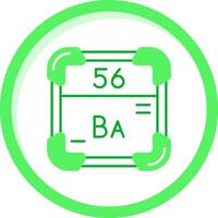 Barium Green mix Icon vector