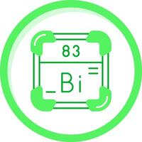 Bismuth Green mix Icon vector