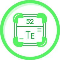 Tellurium Green mix Icon vector