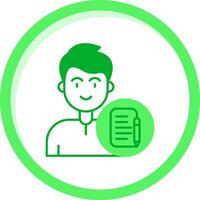 Edit Green mix Icon vector