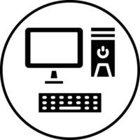 Computer Vector Icon