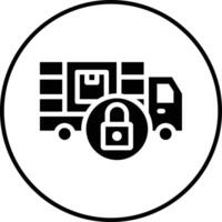 Locked Delivery Vector Icon