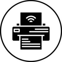 Smart Printer Vector Icon