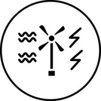 Wave Power Vector Icon