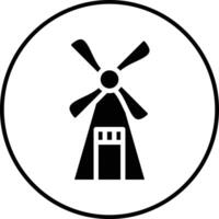 Windmill Vector Icon