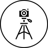 Tripod Camera Vector Icon