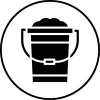 Water Bucket Vector Icon