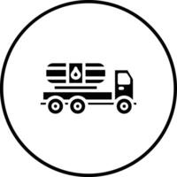 Oil Tanker Vector Icon