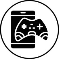 Mobile Gaming Vector Icon