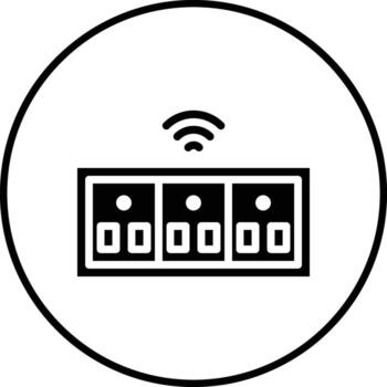 inteligente enchufe vector icono