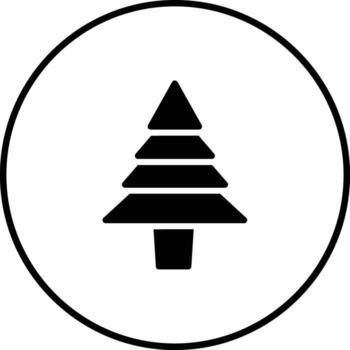 icono de vector de pino