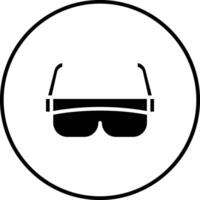 icono de vector de gafas de seguridad