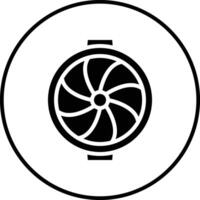 Plane Turbine Vector Icon