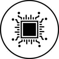 Brain Chip Vector Icon