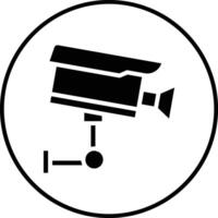 icono de vector de cámara de seguridad