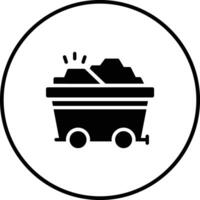 Gold Cart Vector Icon