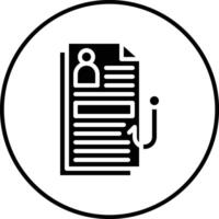 Stealing Documents Vector Icon