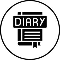 Diary Vector Icon