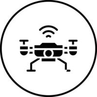 Smart Drone Vector Icon