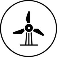 icono de vector de molino de viento