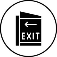 Exit Vector Icon