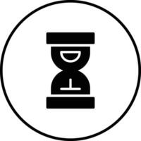 icono de vector de reloj de arena