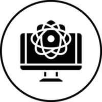 Quantum Computing Vector Icon