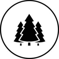 icono de vector de bosque