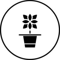 Flower Pot Vector Icon