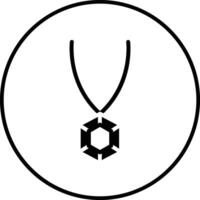 icono de vector de collar