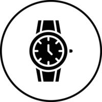 icono de vector de reloj de pulsera