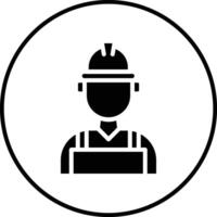 Oil Worker Vector Icon